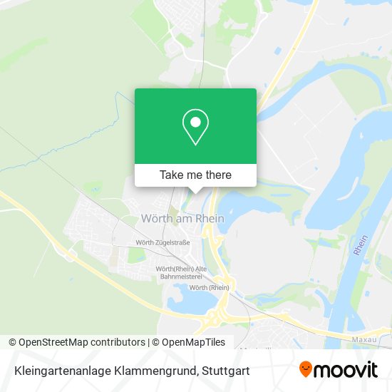 Карта Kleingartenanlage Klammengrund