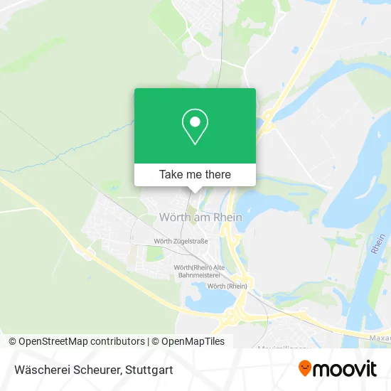 Карта Wäscherei Scheurer