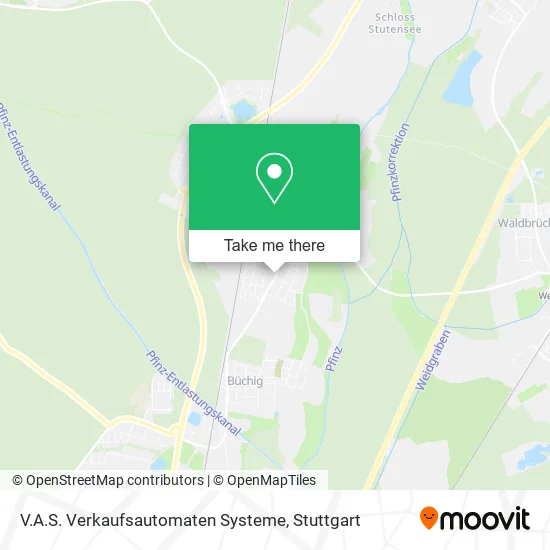 Карта V.A.S. Verkaufsautomaten Systeme