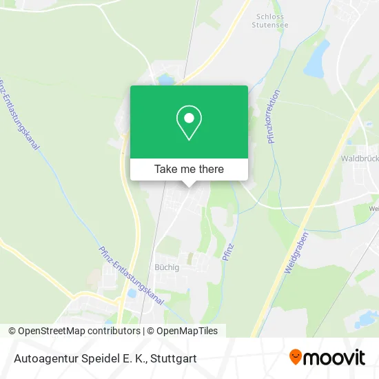 Карта Autoagentur Speidel E. K.