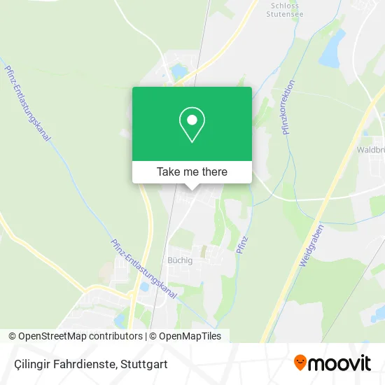 Карта Çilingir Fahrdienste