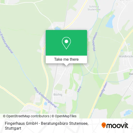 Карта Fingerhaus GmbH - Beratungsbüro Stutensee
