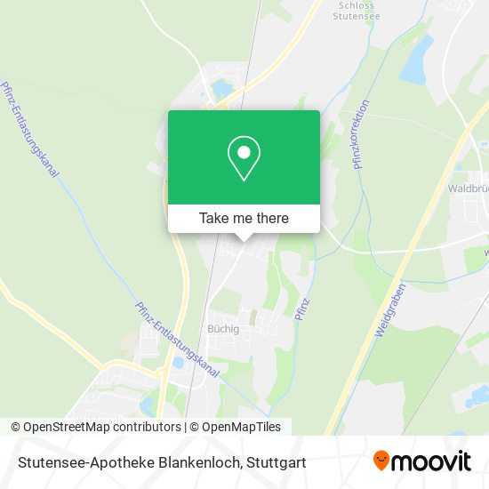 Stutensee-Apotheke Blankenloch map