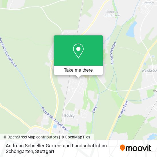 Andreas Schneller Garten- und Landschaftsbau Schöngarten map