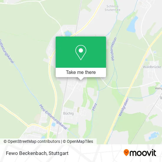 Карта Fewo Beckenbach