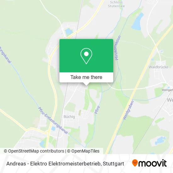 Карта Andreas - Elektro Elektromeisterbetrieb