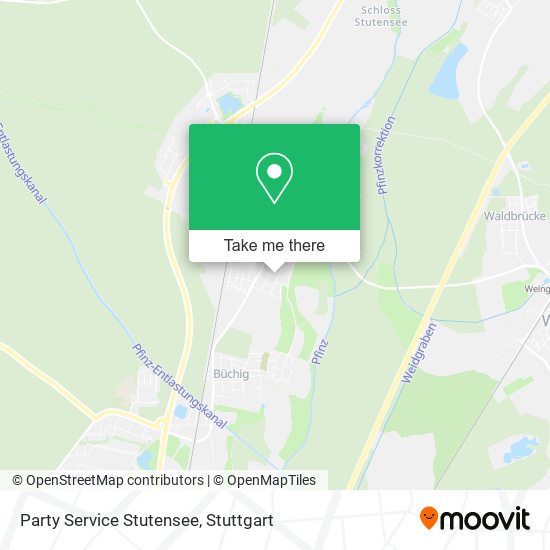 Party Service Stutensee map
