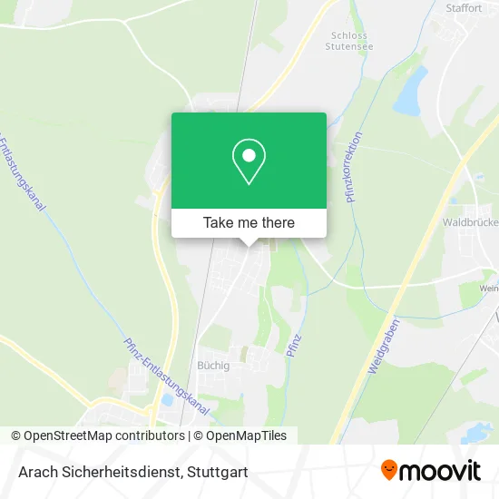 Карта Arach Sicherheitsdienst