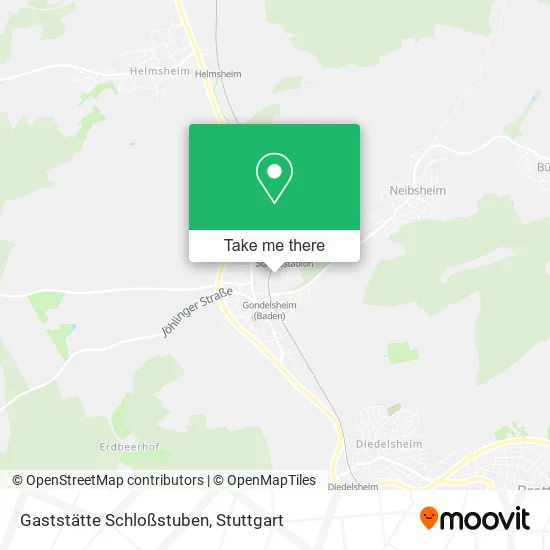Карта Gaststätte Schloßstuben
