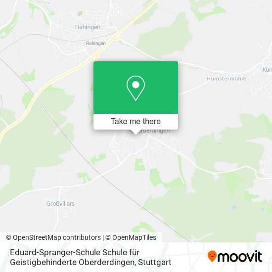 Eduard-Spranger-Schule Schule für Geistigbehinderte Oberderdingen map