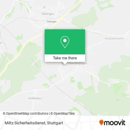 Карта Miltz Sicherheitsdienst