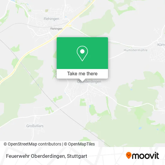 Карта Feuerwehr Oberderdingen