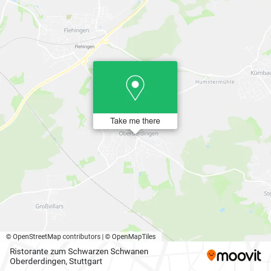 Карта Ristorante zum Schwarzen Schwanen Oberderdingen