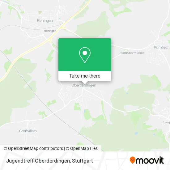 Карта Jugendtreff Oberderdingen
