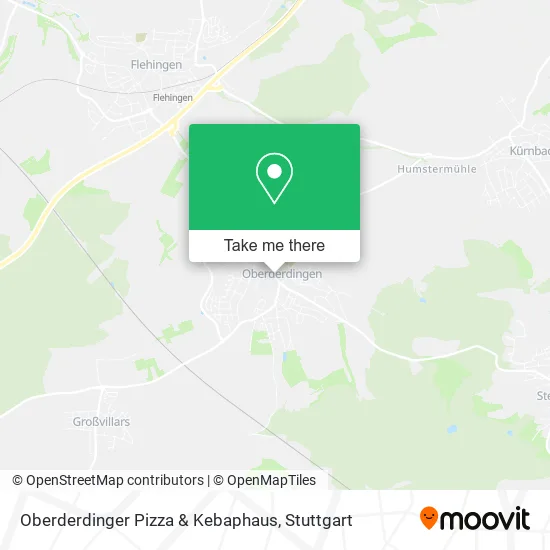 Карта Oberderdinger Pizza & Kebaphaus
