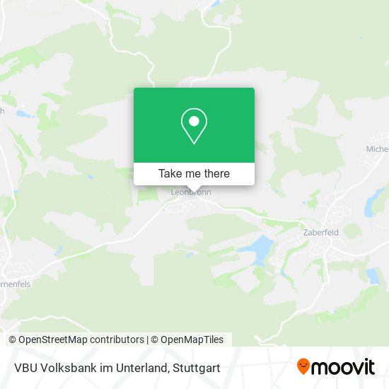 VBU Volksbank im Unterland map