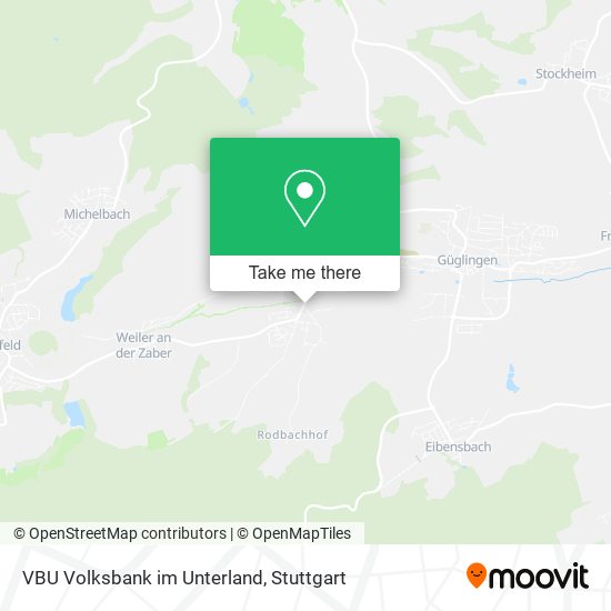 VBU Volksbank im Unterland map