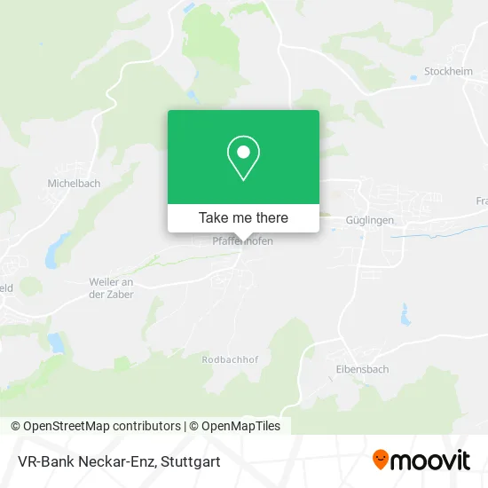 Карта VR-Bank Neckar-Enz
