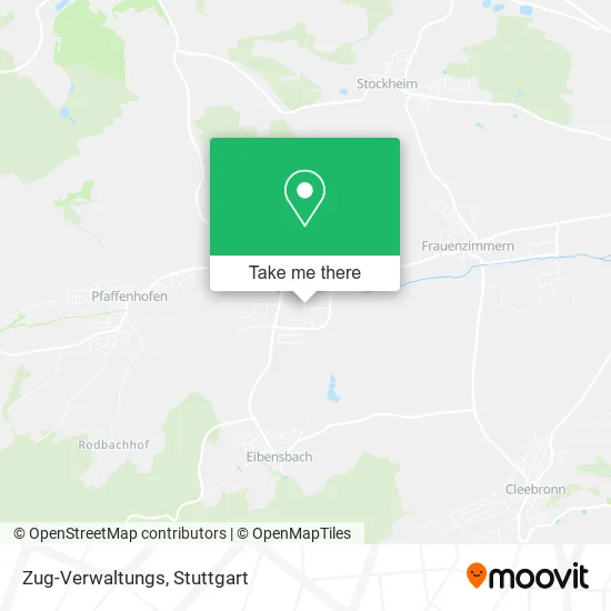 Карта Zug-Verwaltungs