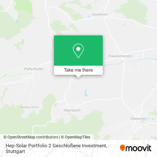 Карта Hep-Solar Portfolio 2 Geschloßene Investment