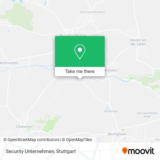 Security Unternehmen map