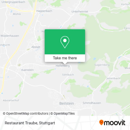 Restaurant Traube map