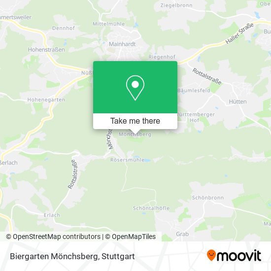 Biergarten Mönchsberg map