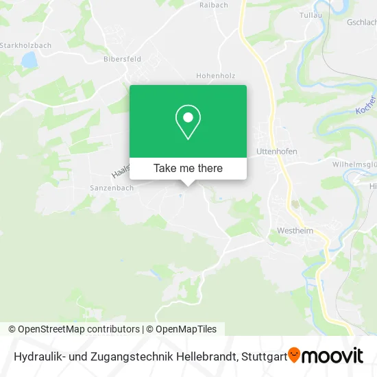 Карта Hydraulik- und Zugangstechnik Hellebrandt