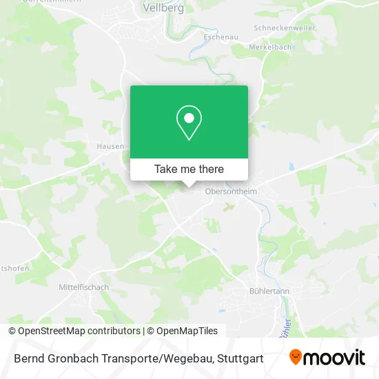 Карта Bernd Gronbach Transporte / Wegebau