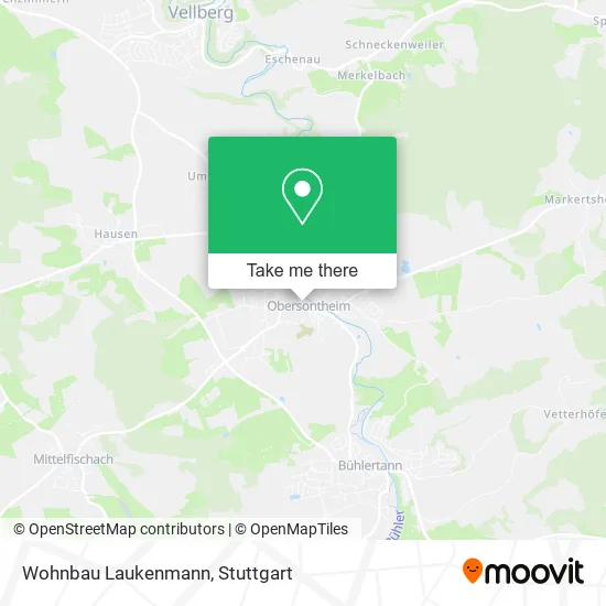 Карта Wohnbau Laukenmann