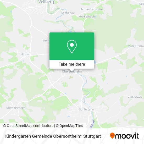 Kindergarten Gemeinde Obersontheim map