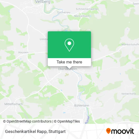 Карта Geschenkartikel Rapp