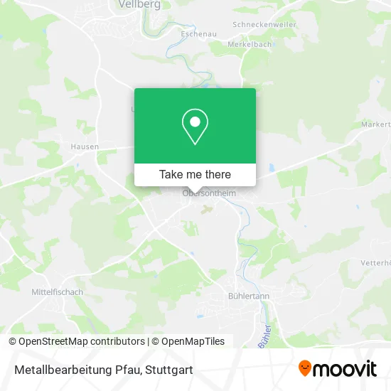 Карта Metallbearbeitung Pfau