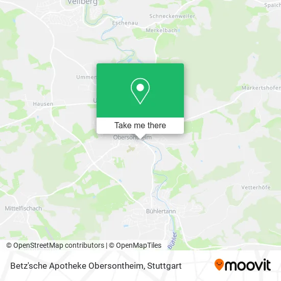 Карта Betz'sche Apotheke Obersontheim