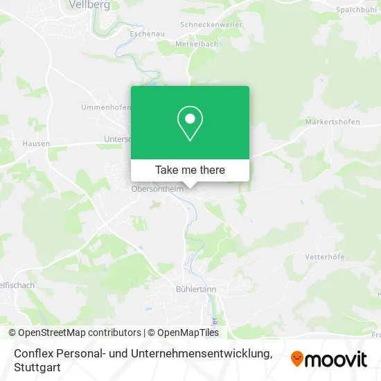 Карта Conflex Personal- und Unternehmensentwicklung