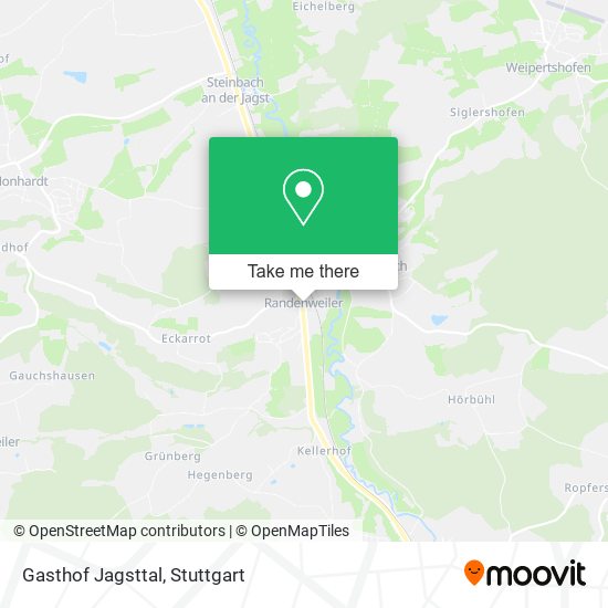 Gasthof Jagsttal map