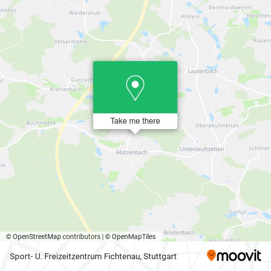 Карта Sport- U. Freizeitzentrum Fichtenau
