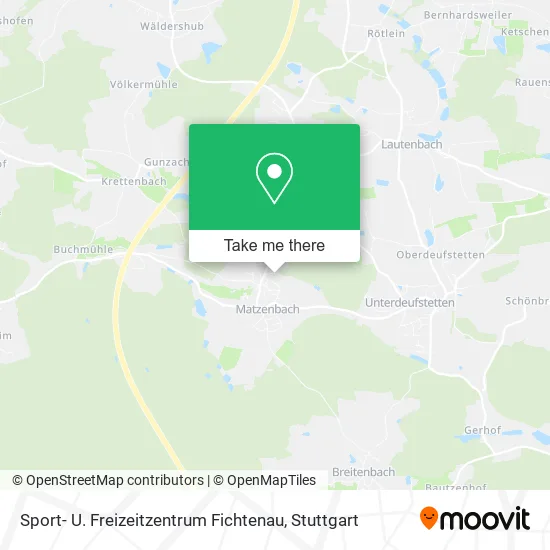 Карта Sport- U. Freizeitzentrum Fichtenau