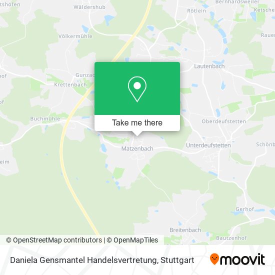 Карта Daniela Gensmantel Handelsvertretung