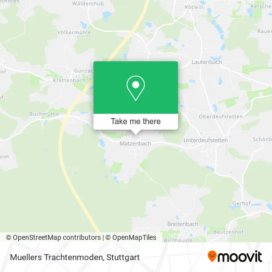 Карта Muellers Trachtenmoden