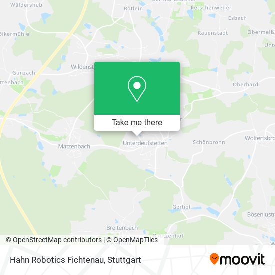Hahn Robotics Fichtenau map