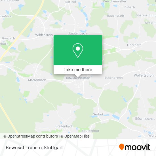 Bewusst Trauern map