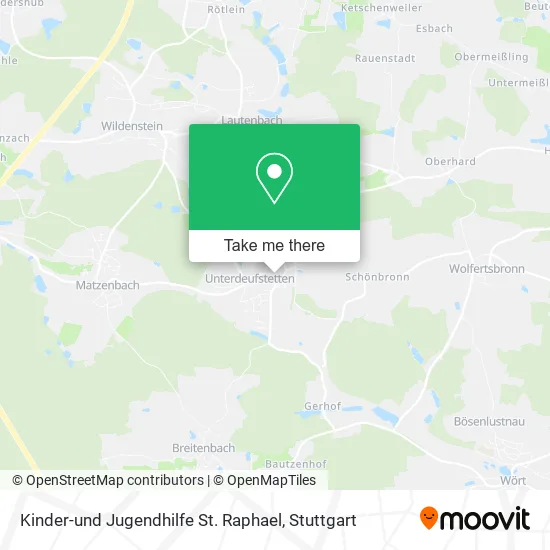 Карта Kinder-und Jugendhilfe St. Raphael