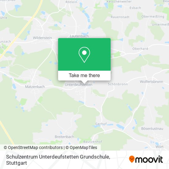 Schulzentrum Unterdeufstetten Grundschule map