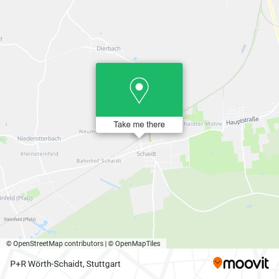 P+R Wörth-Schaidt map
