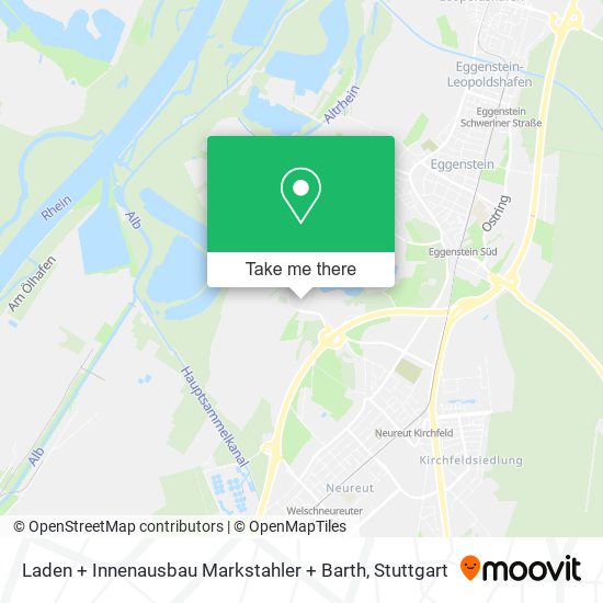 Карта Laden + Innenausbau Markstahler + Barth