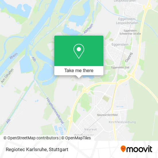 Карта Regiotec Karlsruhe
