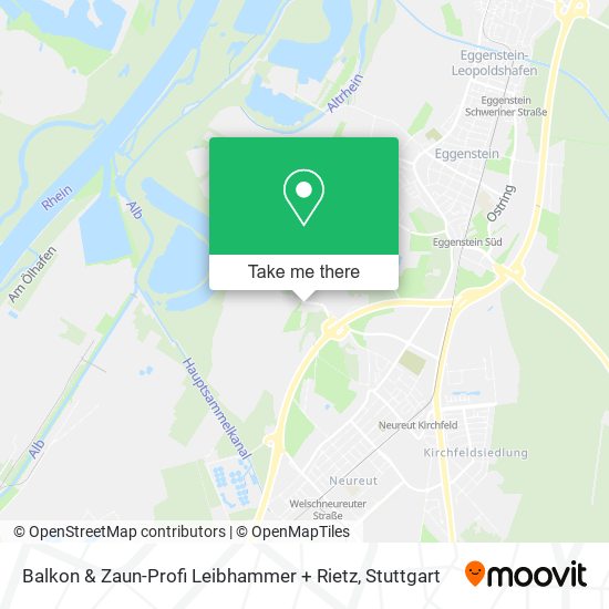 Balkon & Zaun-Profi Leibhammer + Rietz map