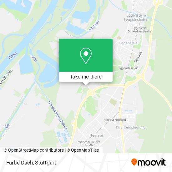 Farbe Dach map