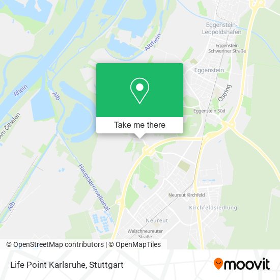 Life Point Karlsruhe map